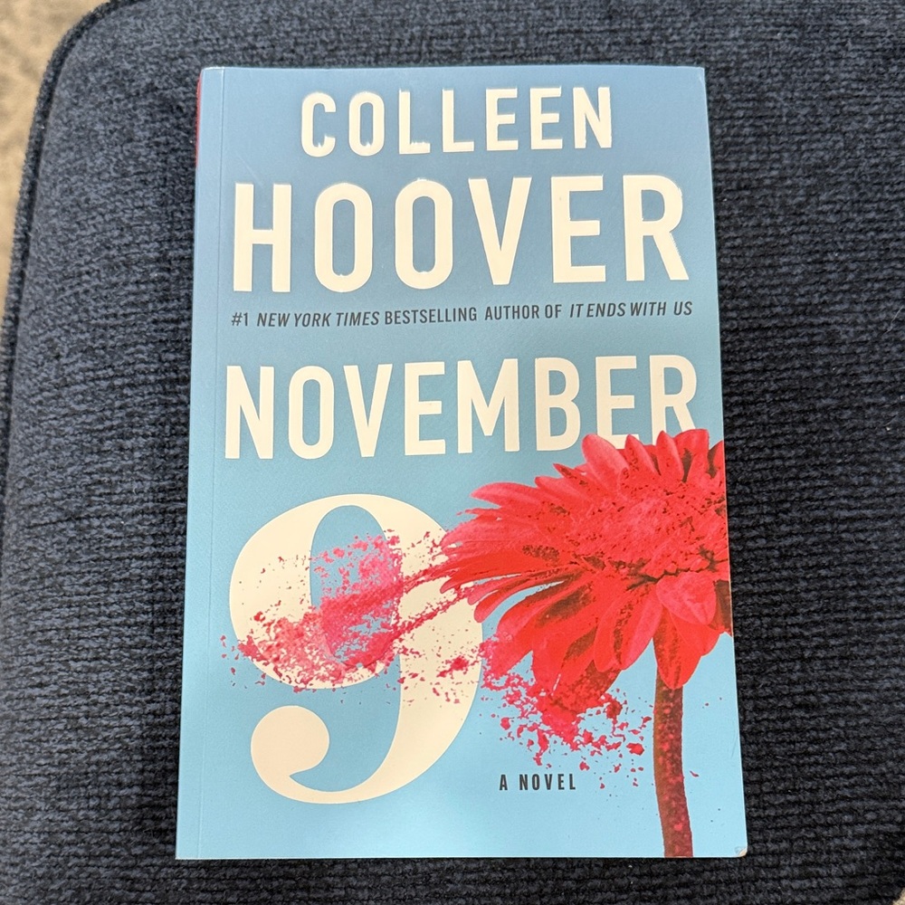 'November 9' Novel - Blue and Red Cover